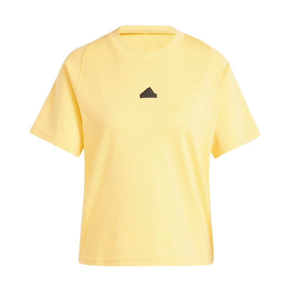(WMNS) adidas Z.N.E. T-Shirt Asia Sizing 'Yellow' IS3932