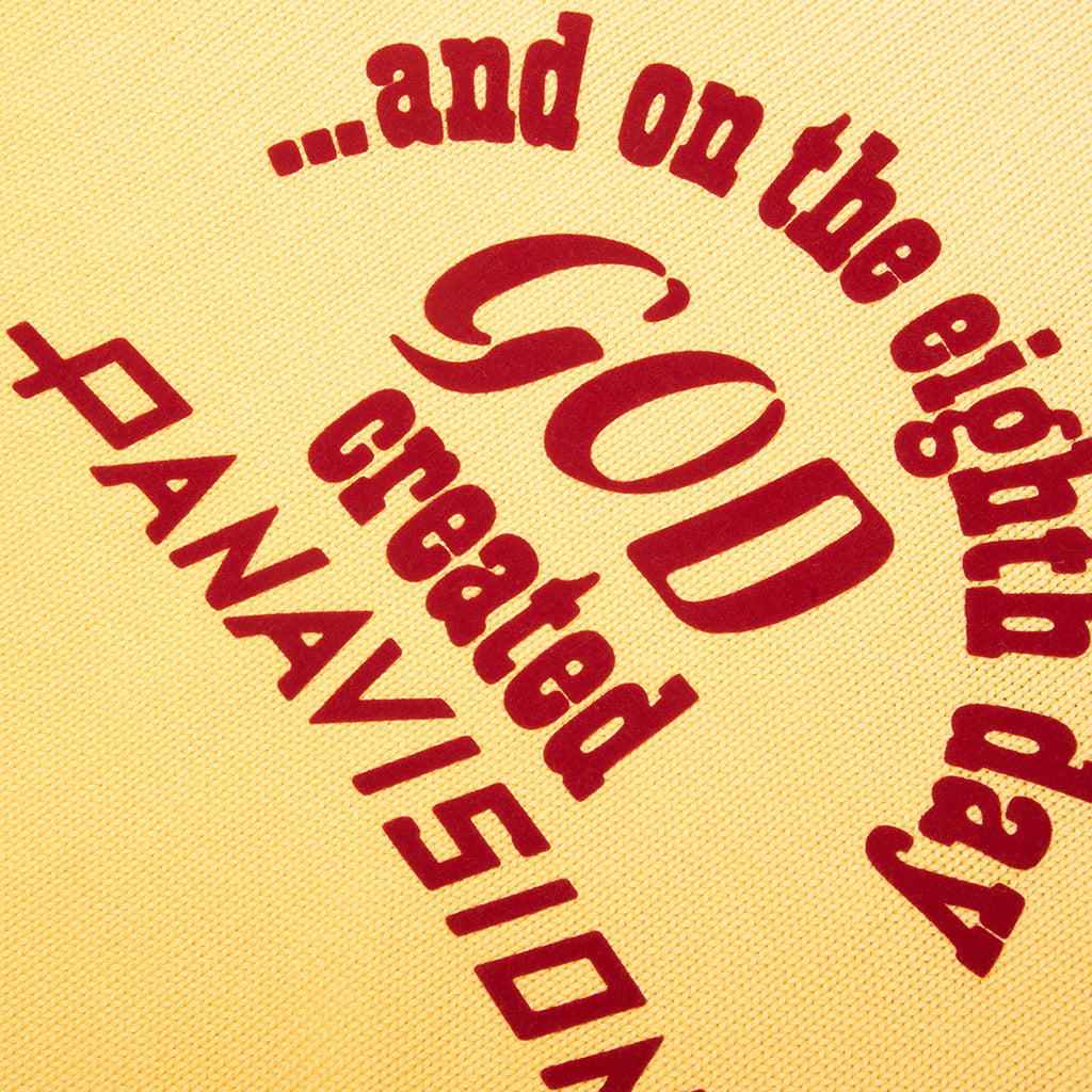 Eden Roc Knitted Crewneck Sweater - Yellow
