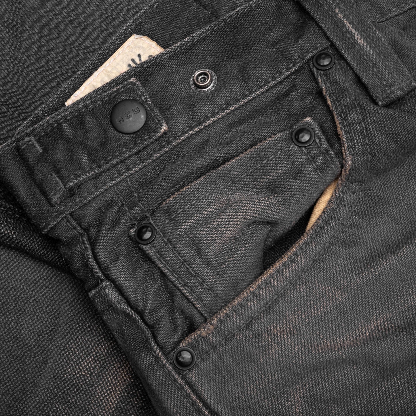 Edo Straight Jean - Worn Black