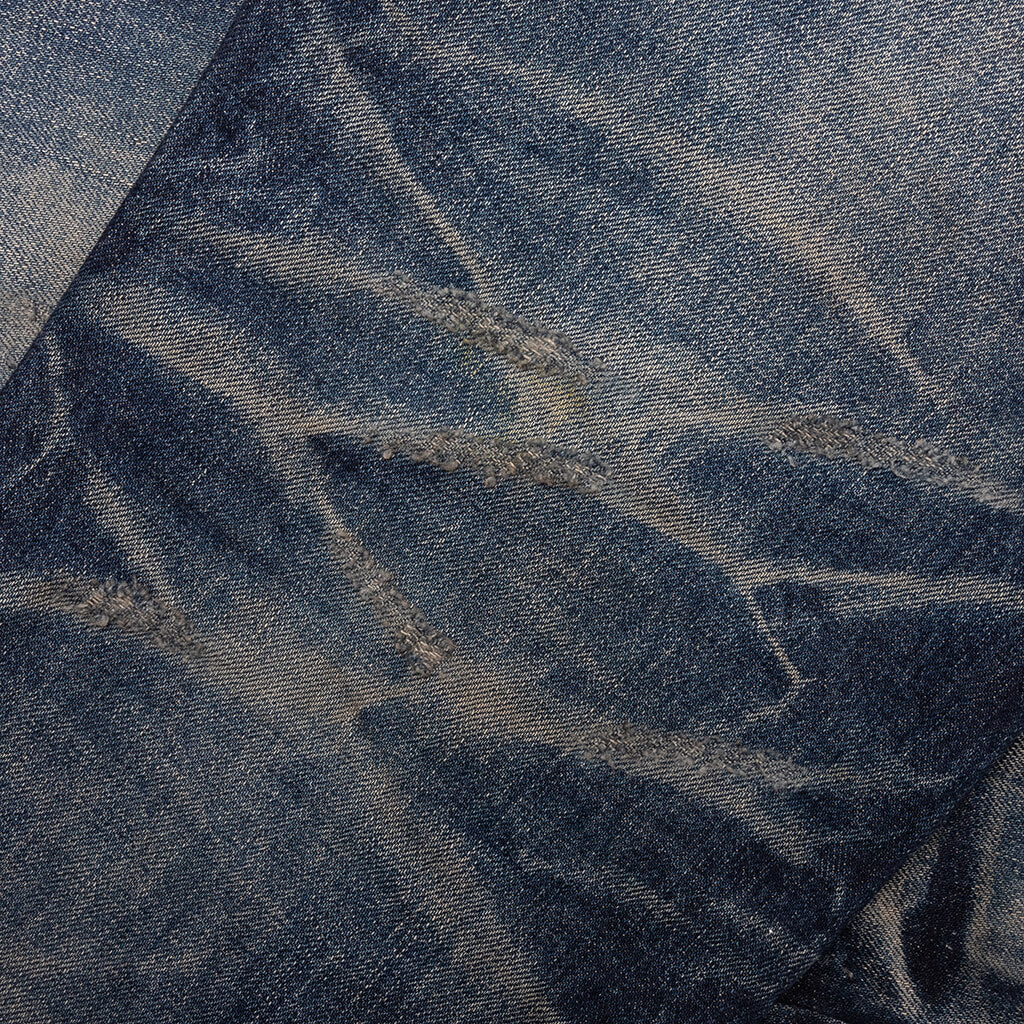 Edo Straight 'Aza' Repaired - Mid Blue