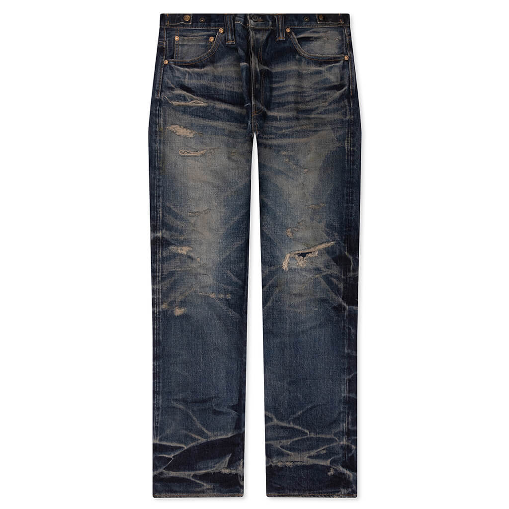 Edo Straight 'Aza' Repaired - Mid Blue