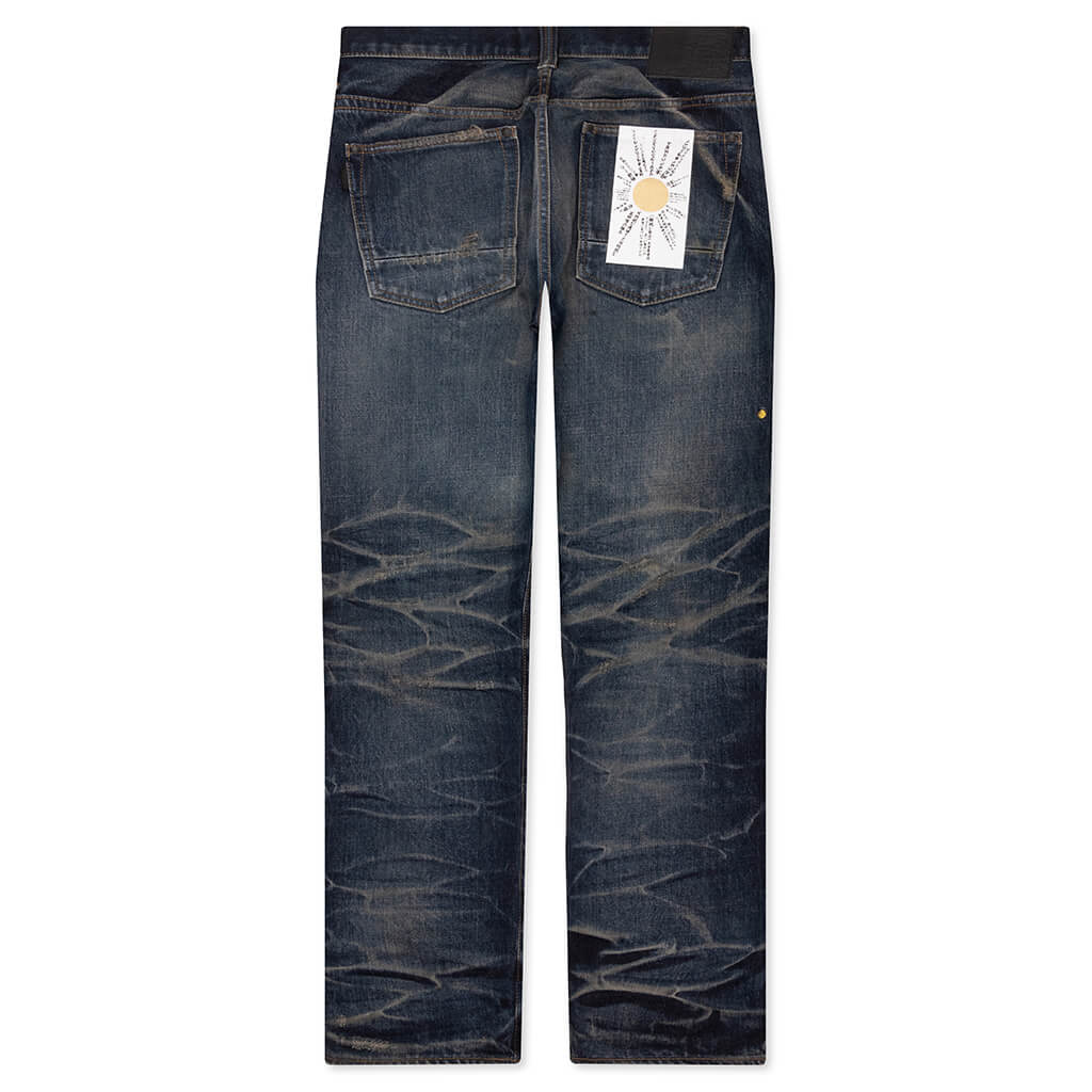 Edo Straight 'Aza' Repaired - Mid Blue
