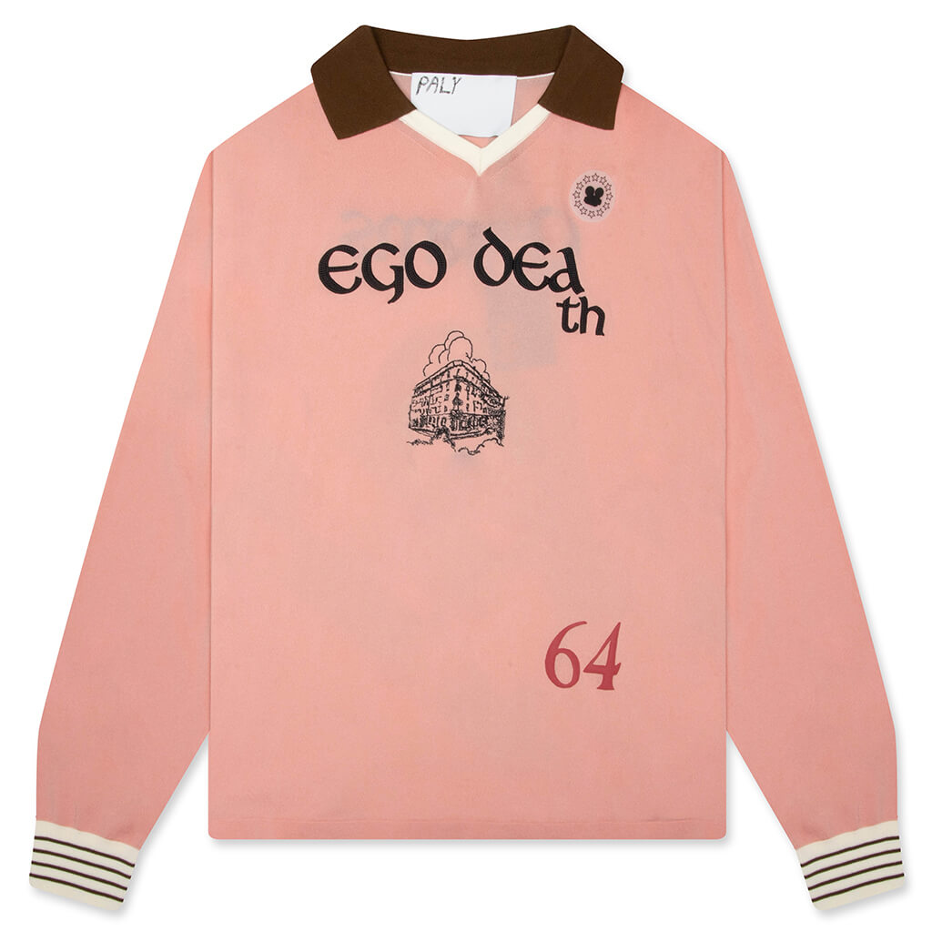 Ego Death Soccer Polo Jersey - Pink