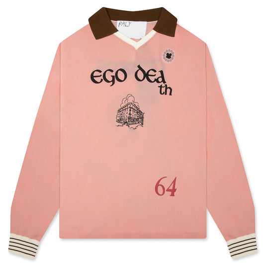 Ego Death Soccer Polo Jersey - Pink