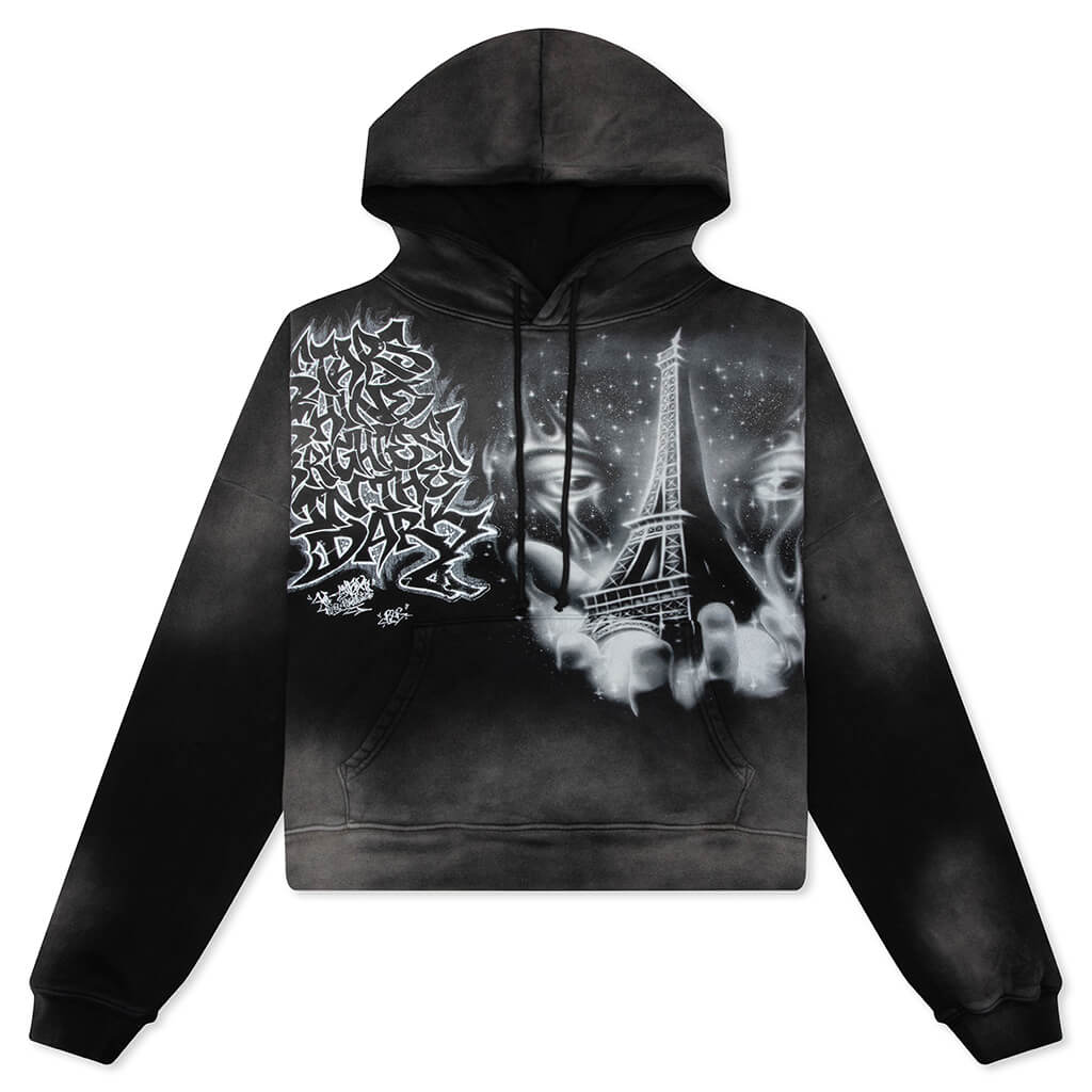 Eiffel Tower Hoodie - Black
