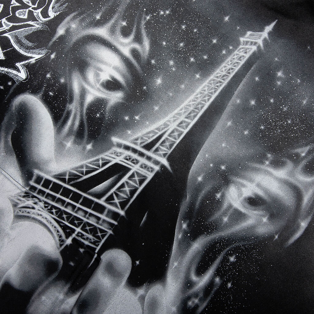 Eiffel Tower Hoodie - Black