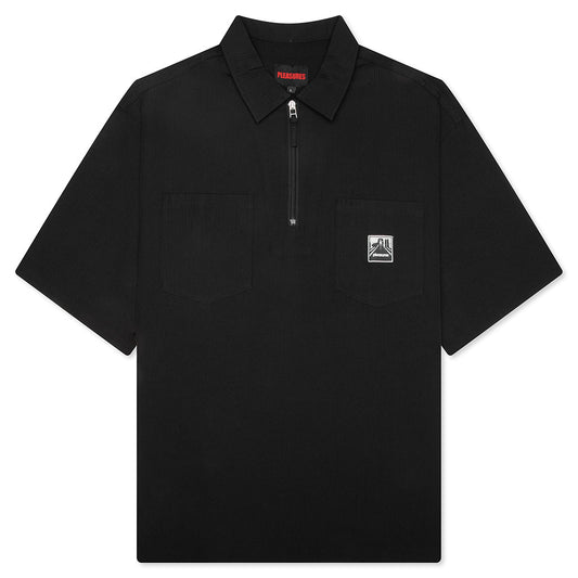 Electron Zip Polo - Black