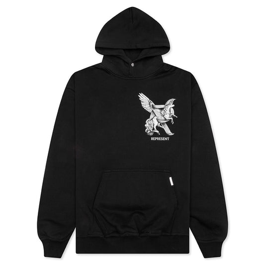 Elegance In Motion Hoodie - Jet Black