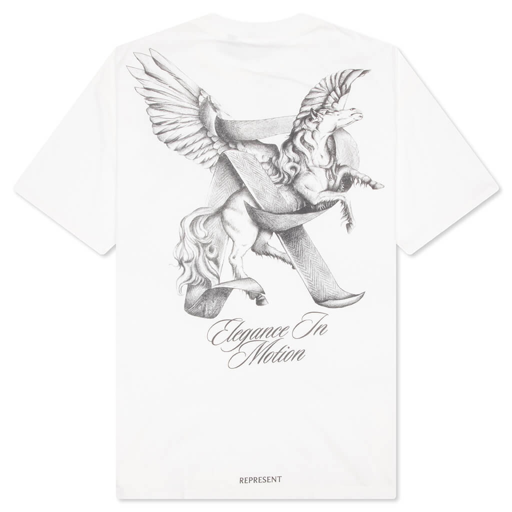 Elegance In Motion T-Shirt - Flat White