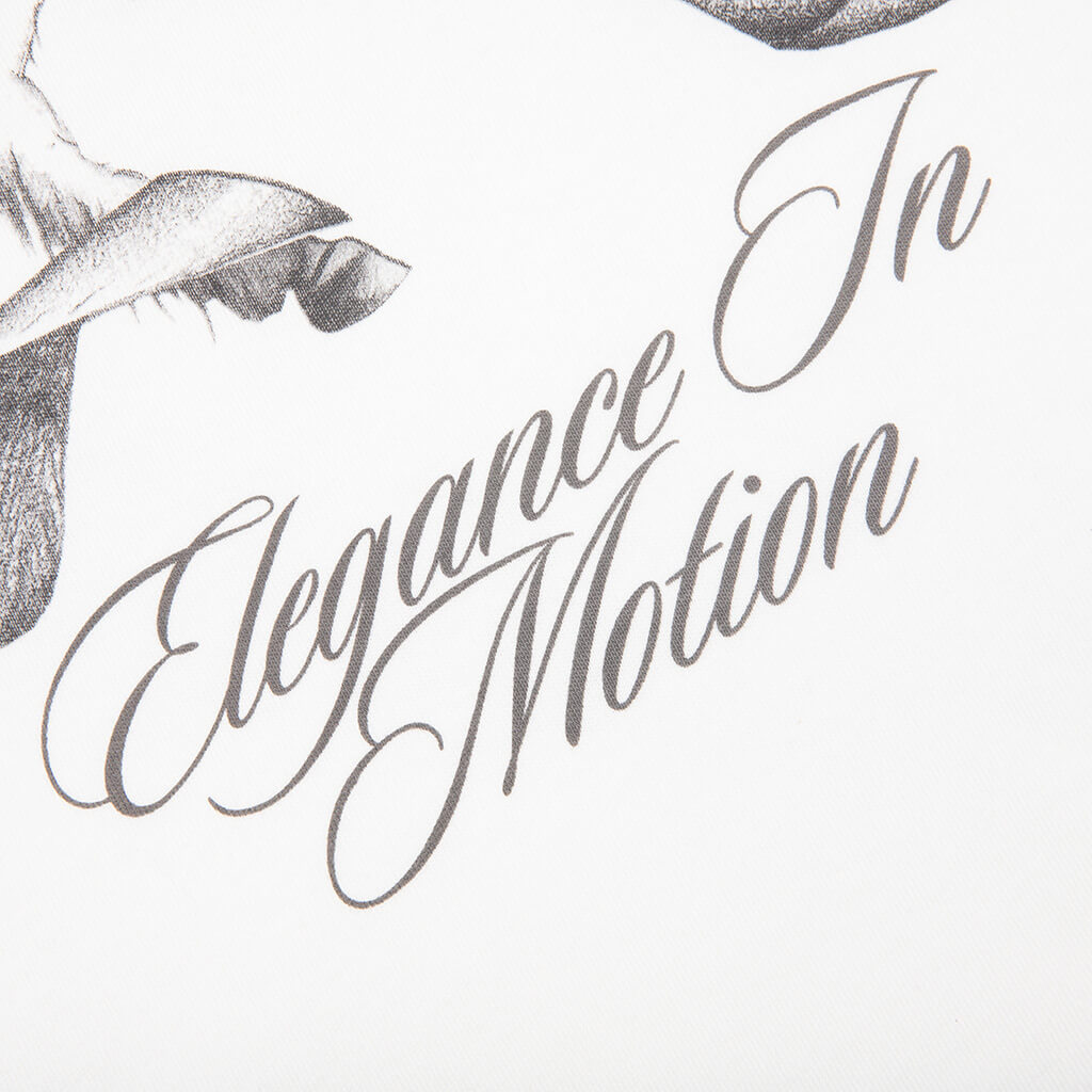 Elegance In Motion T-Shirt - Flat White