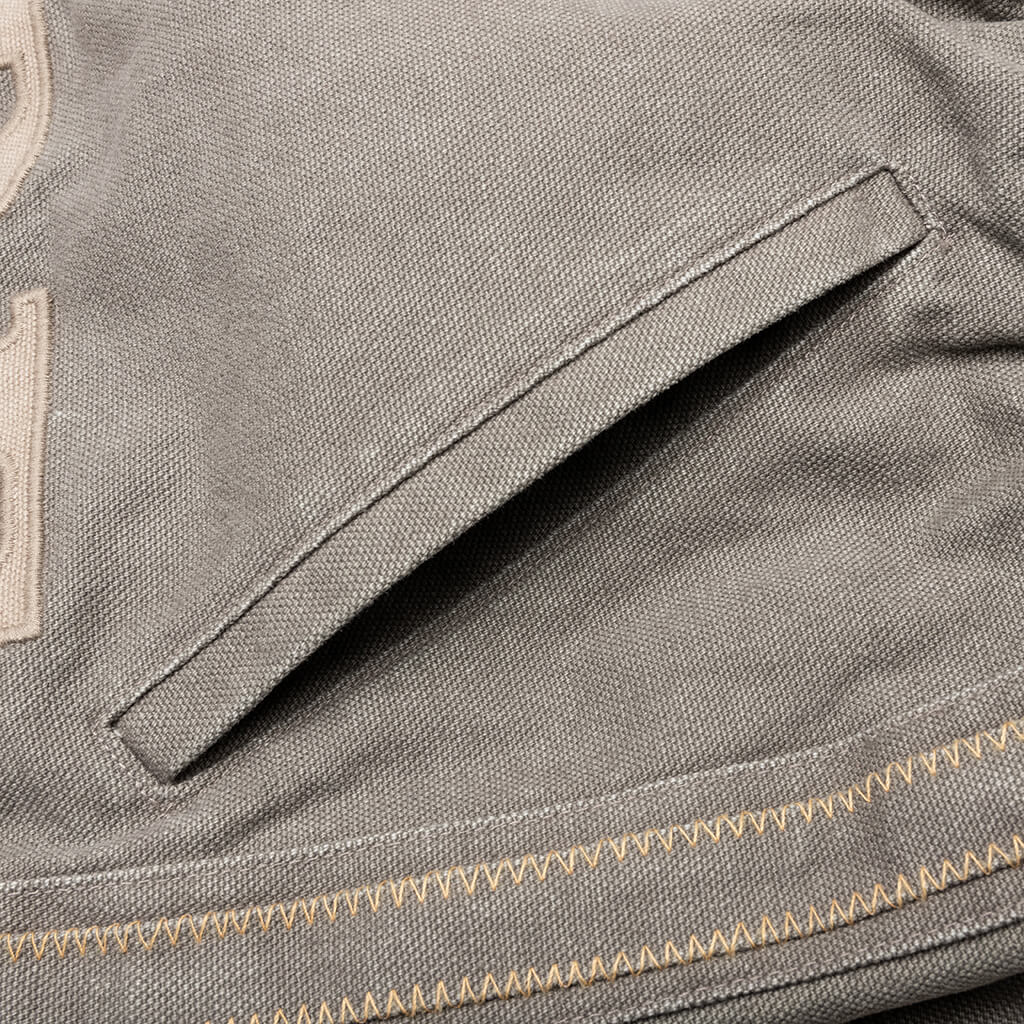 Rhude Emb. Canvas Logo Short - Olive/Tan