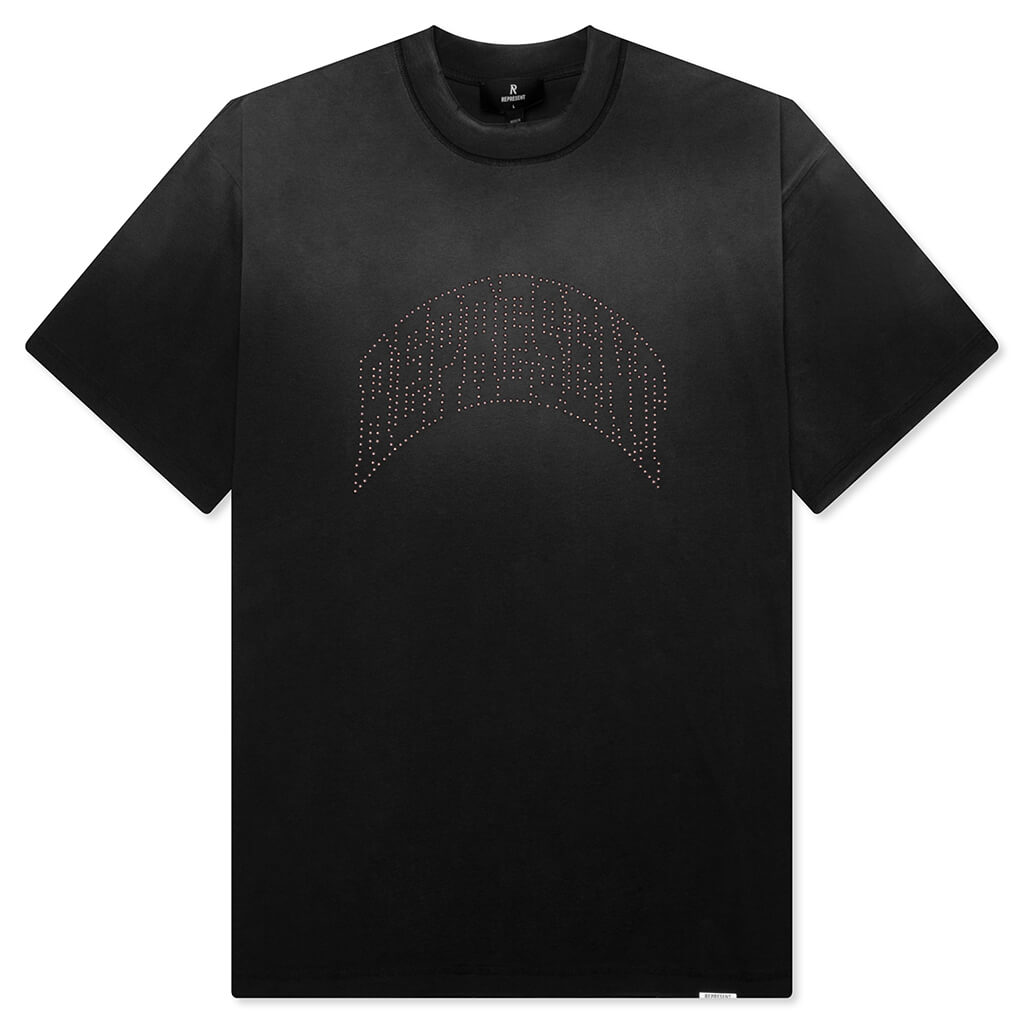 Embellished Represent T-Shirt - Stained Black