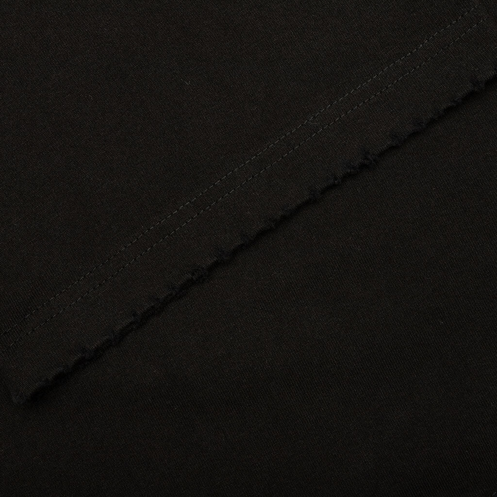 Embroidered Pocket Tee - Black