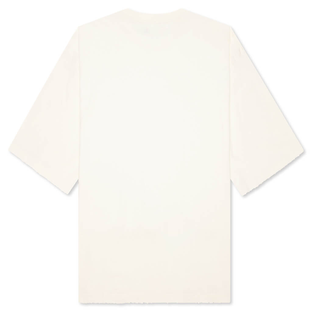 Embroidered Pocket Tee - Bone