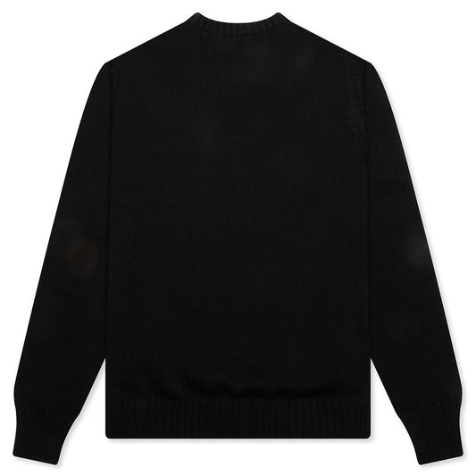 Embroidered Sweater - Black
