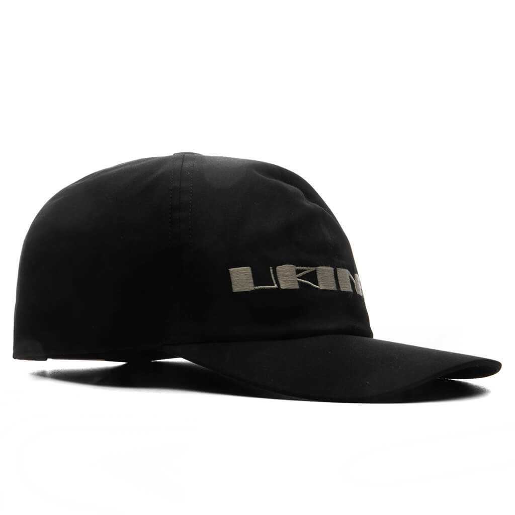 Embroidered Baseball Cap - Black/Pearl
