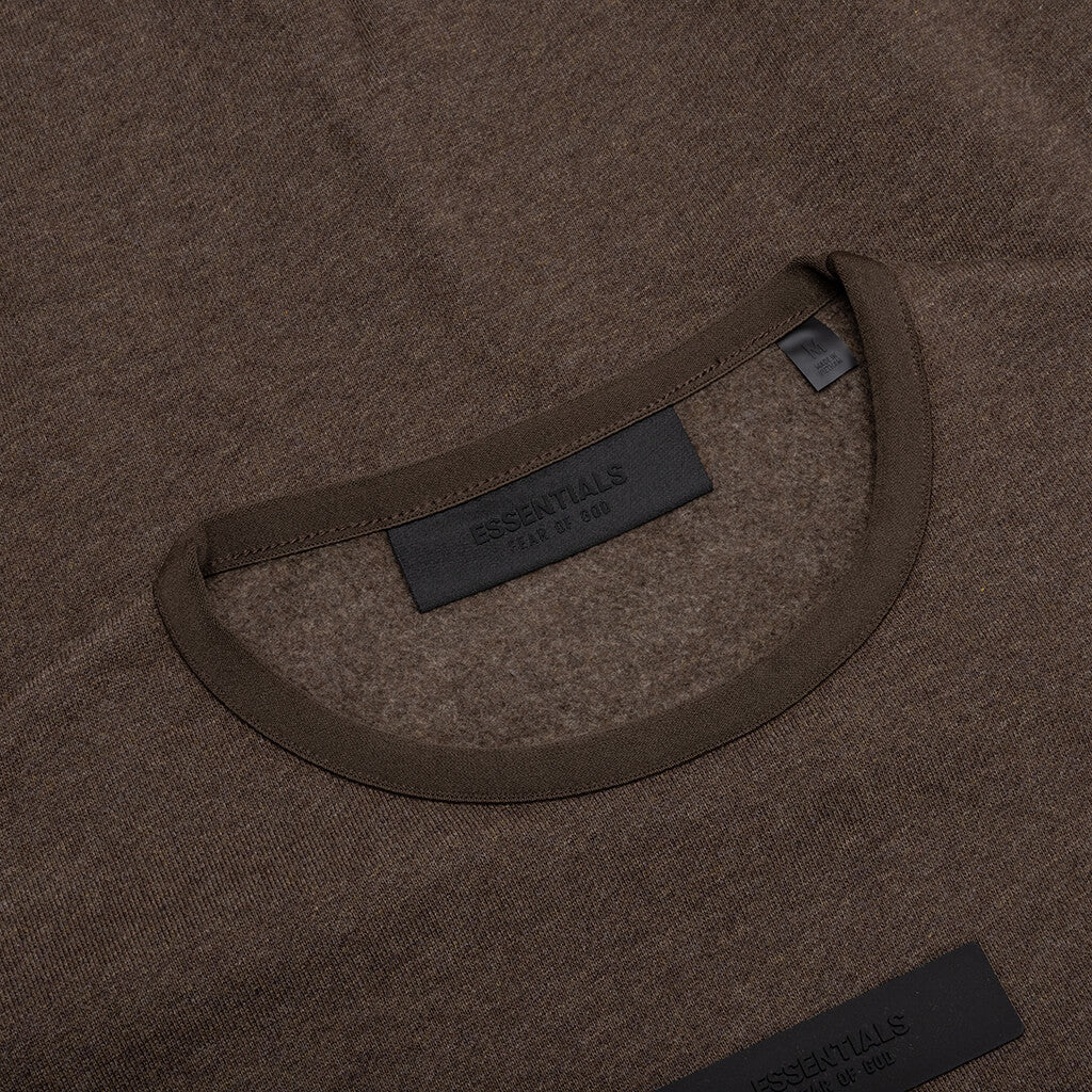 Essentials Crewneck - Heather Wood