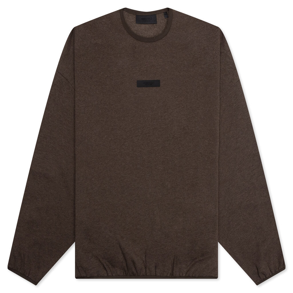 Essentials Crewneck - Heather Wood
