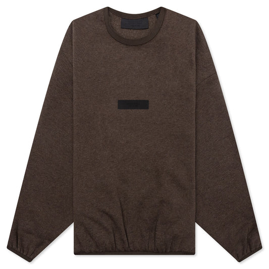 Essentials Kid's Crewneck - Heather Wood