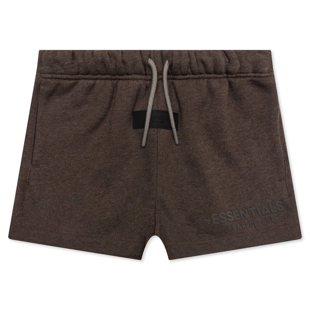 Essentials Kid's Sweatshort - Heather Wood