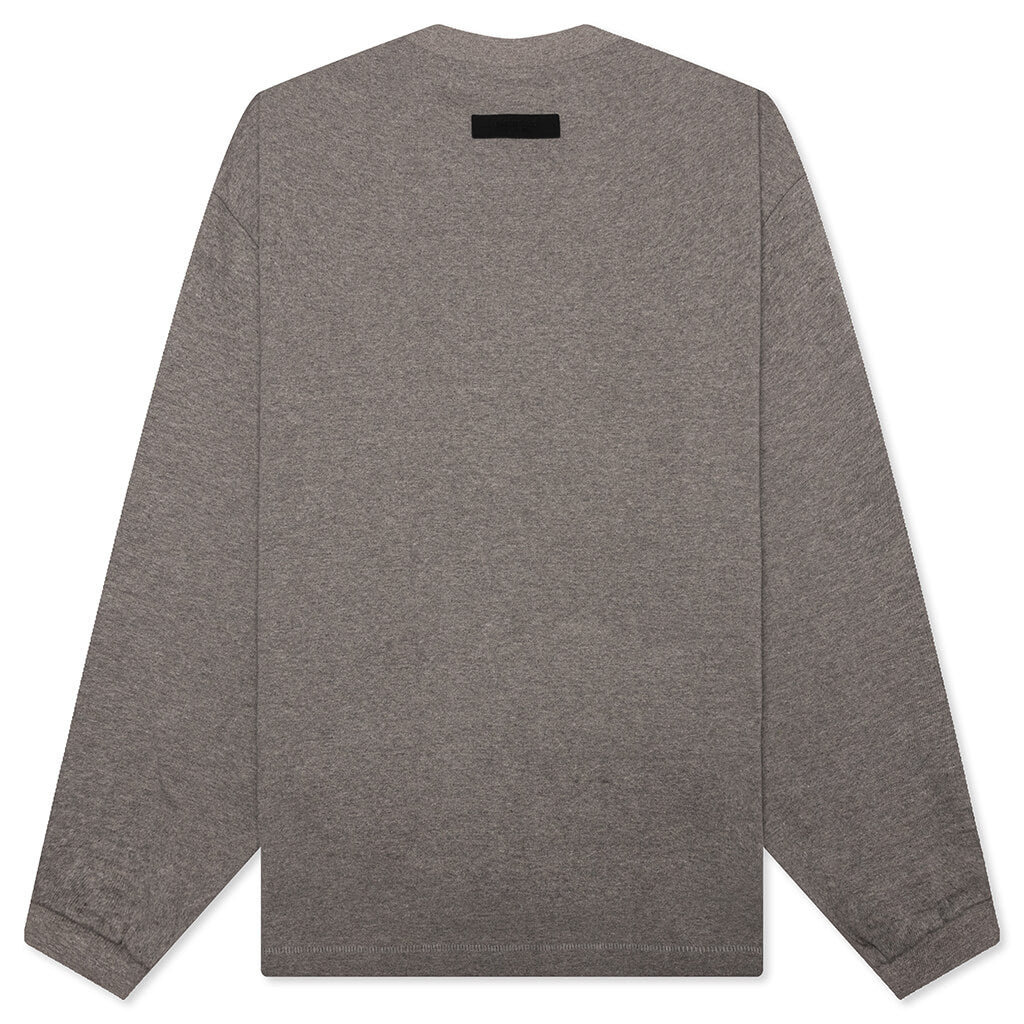 Heavy Long Sleeve Tee - Heather Grey