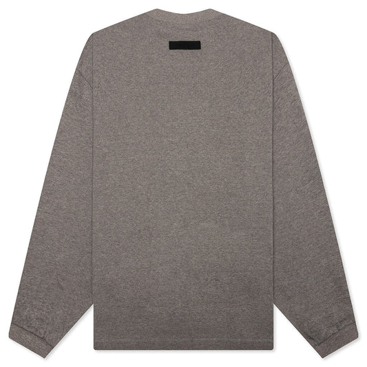 Heavy Long Sleeve Tee - Heather Grey