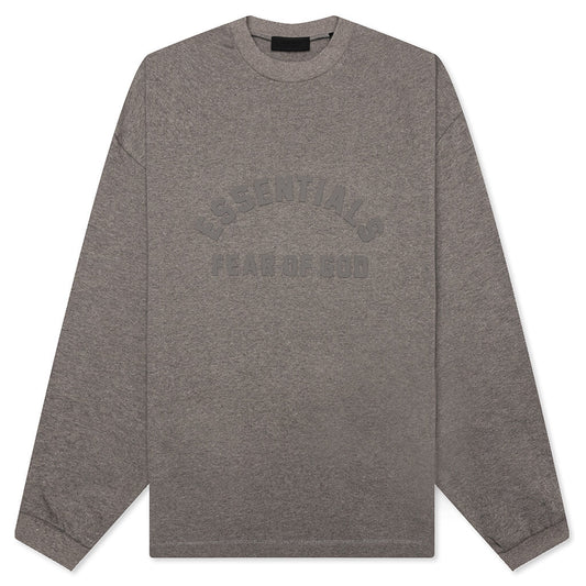 Heavy Long Sleeve Tee - Heather Grey