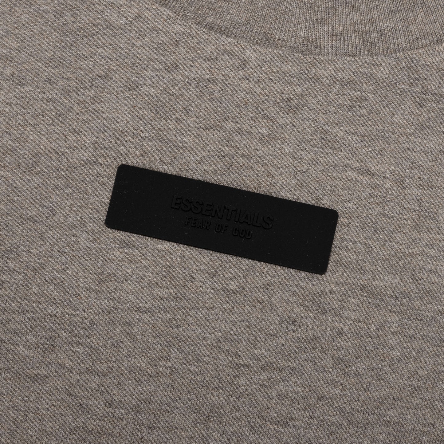 Essentials L/S Tee - Heather Grey