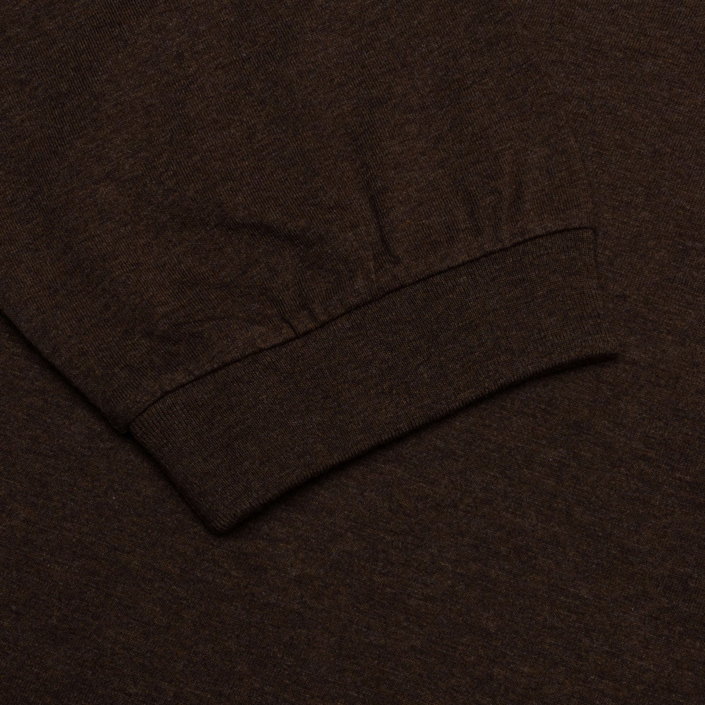 Essentials L/S Tee - Heather Wood