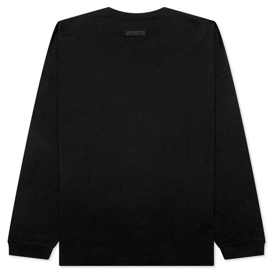 Essentials L/S Tee - Jet Black