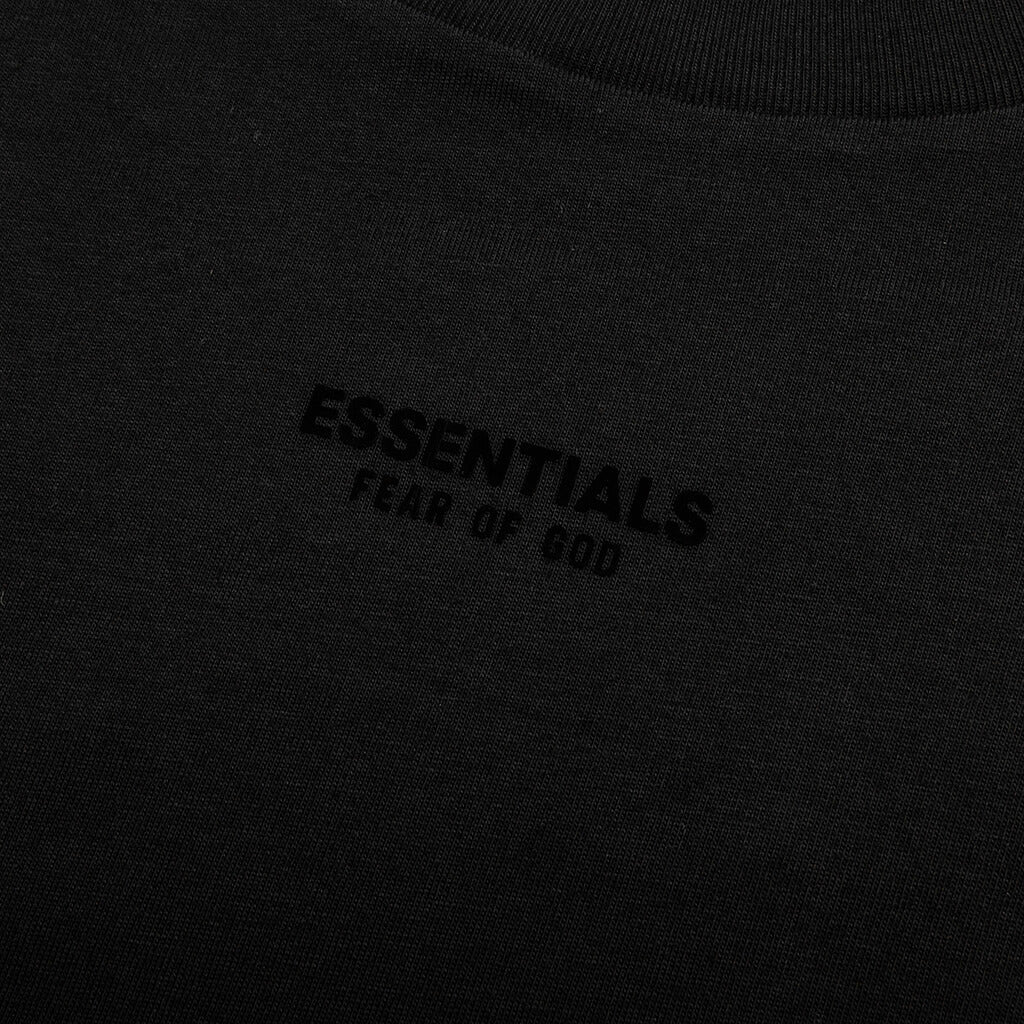 Essentials L/S Tee - Jet Black