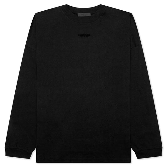Essentials L/S Tee - Jet Black