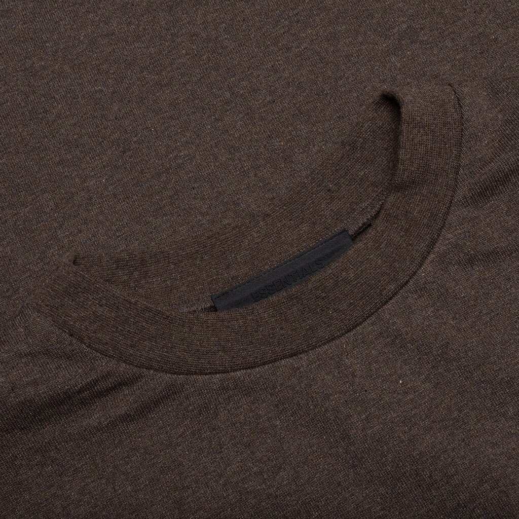 Essentials Heavy S/S Tee - Heather Wood