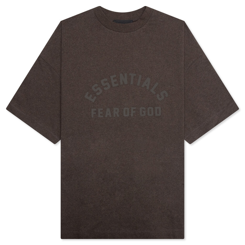 Essentials Heavy S/S Tee - Heather Wood