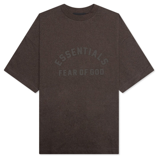 Essentials Heavy S/S Tee - Heather Wood