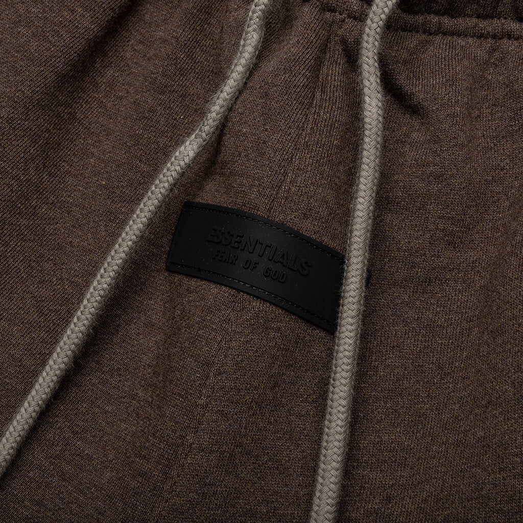 Essentials Sweatshort - Heather Wood