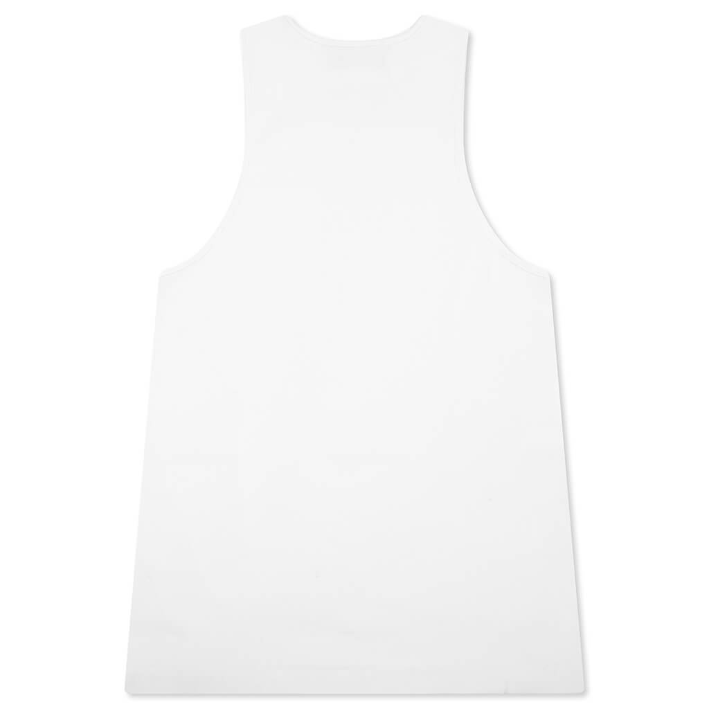Essentials Ribbed Tank Top - White