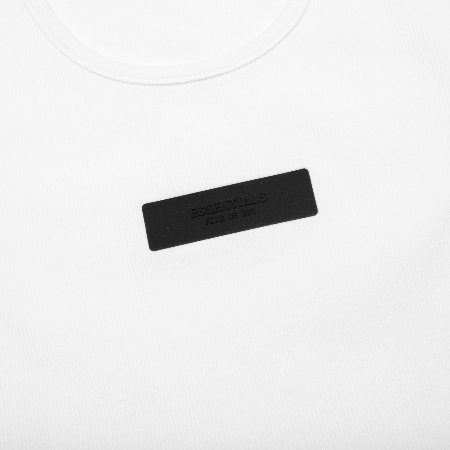 Essentials Ribbed Tank Top - White