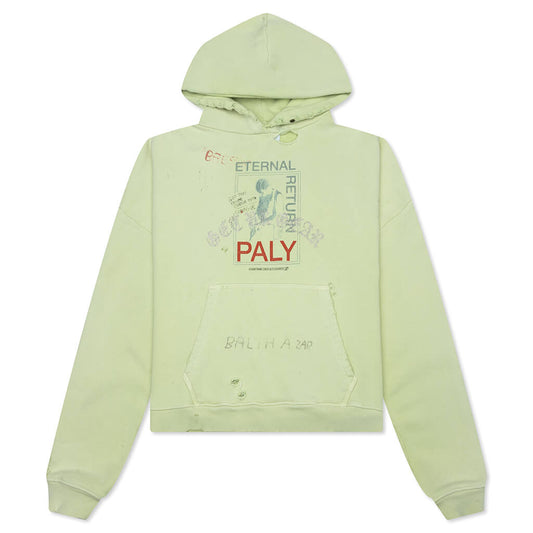 Eternal Return Hooded Sweatshirt - Light Green