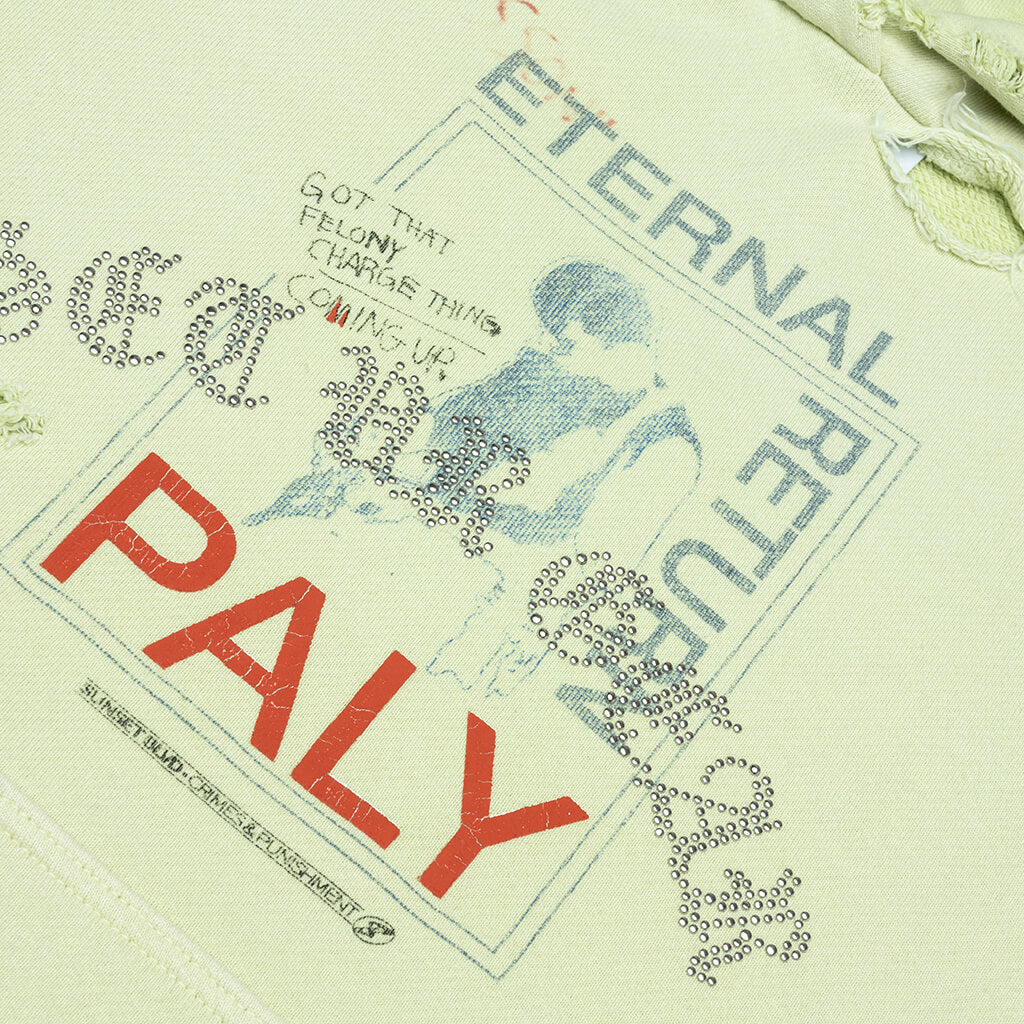 Eternal Return Hooded Sweatshirt - Light Green