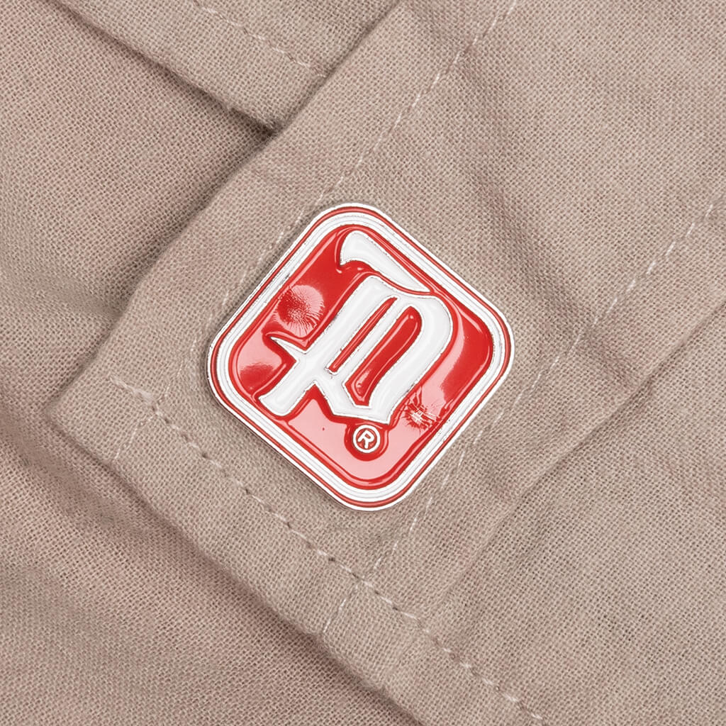 Eternal Youth Oversized Dress Shirt - Grey