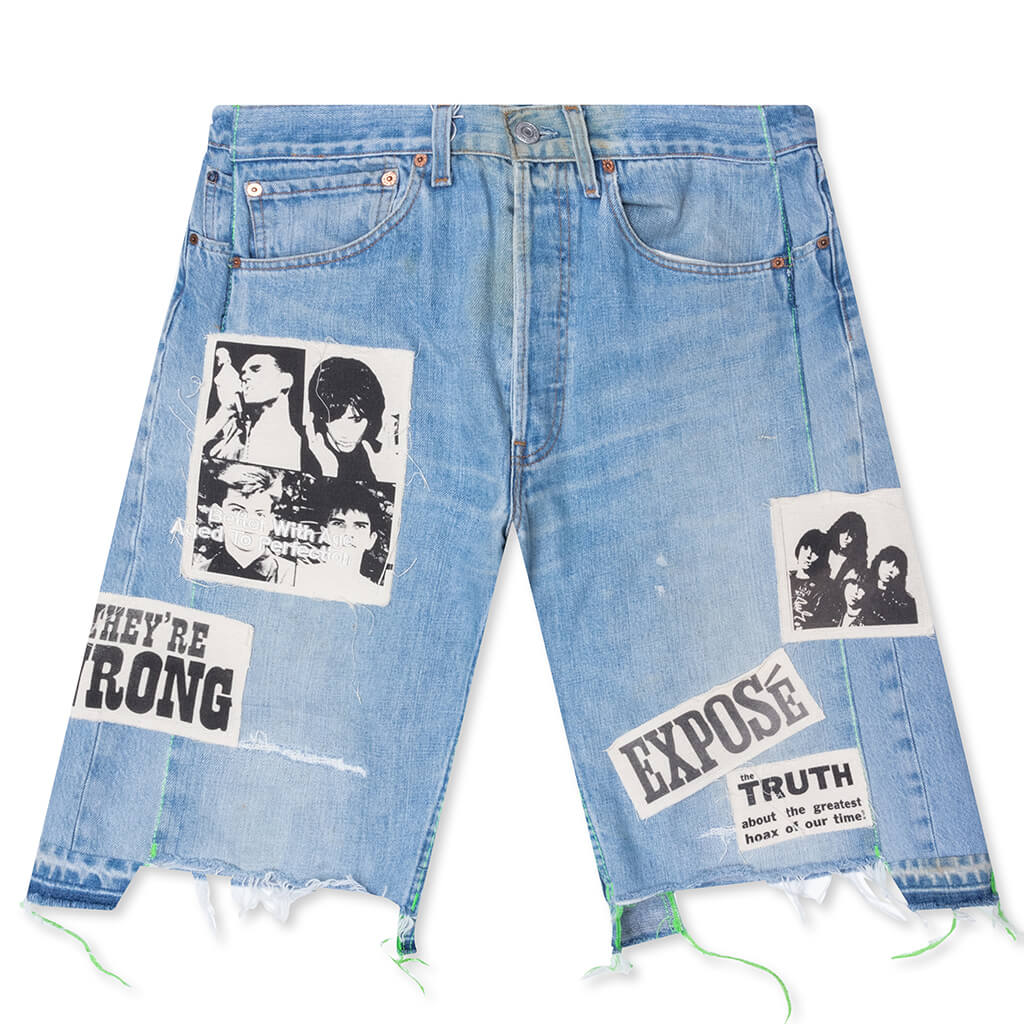Exposé Triple-Wide Denim Short - Indigo