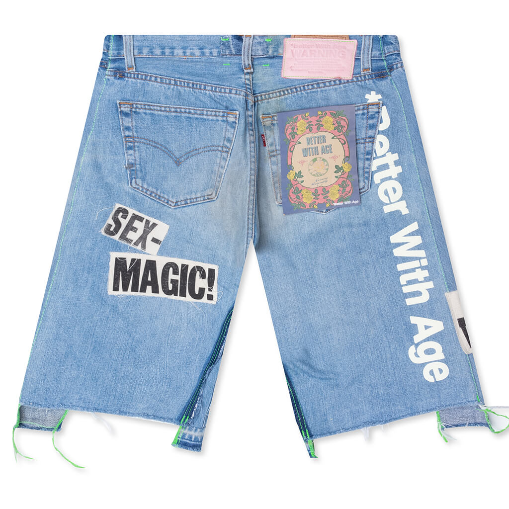 Exposé Triple-Wide Denim Short - Indigo