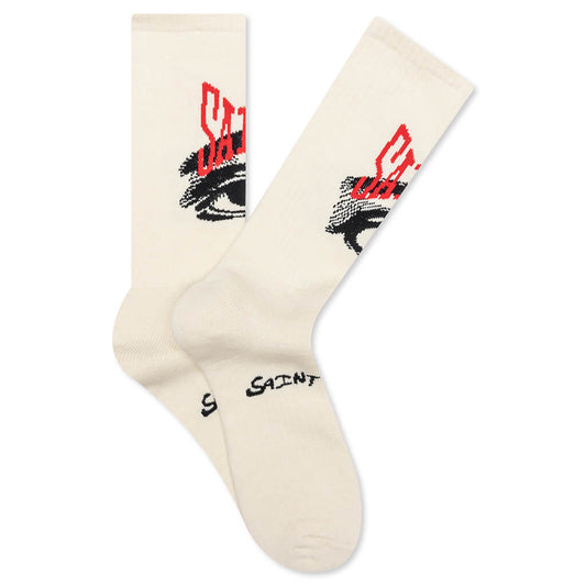 Eye Socks - Ecru