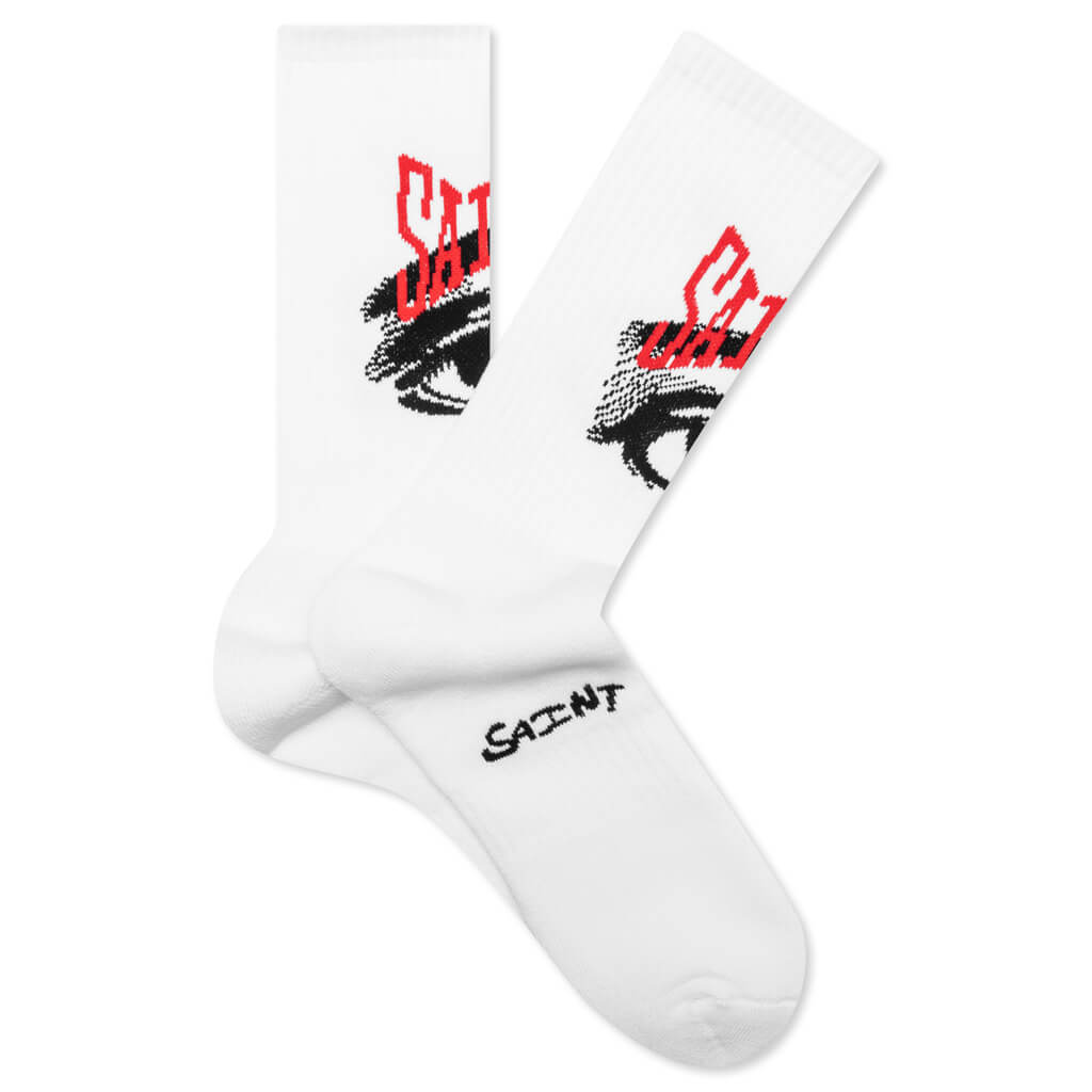Eye Socks - White