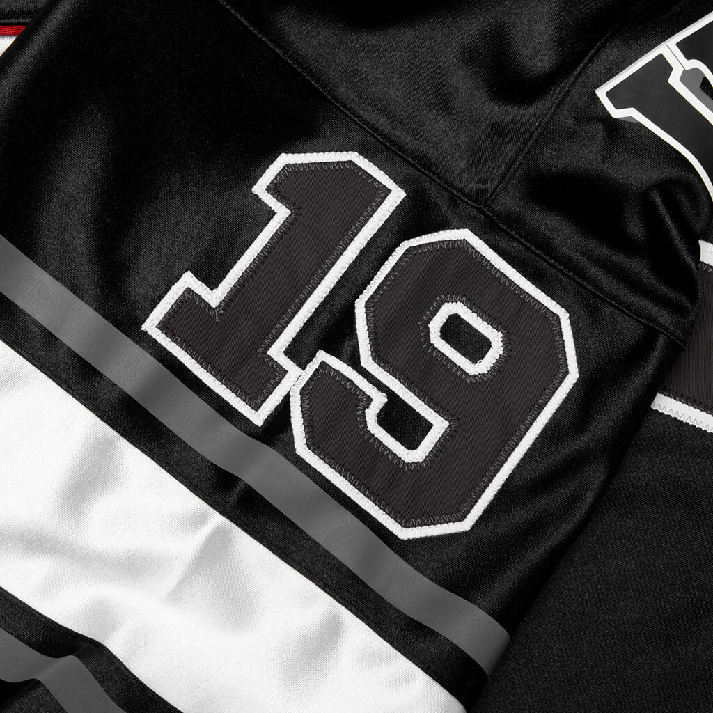 Eye Logo Football Jersey - Black