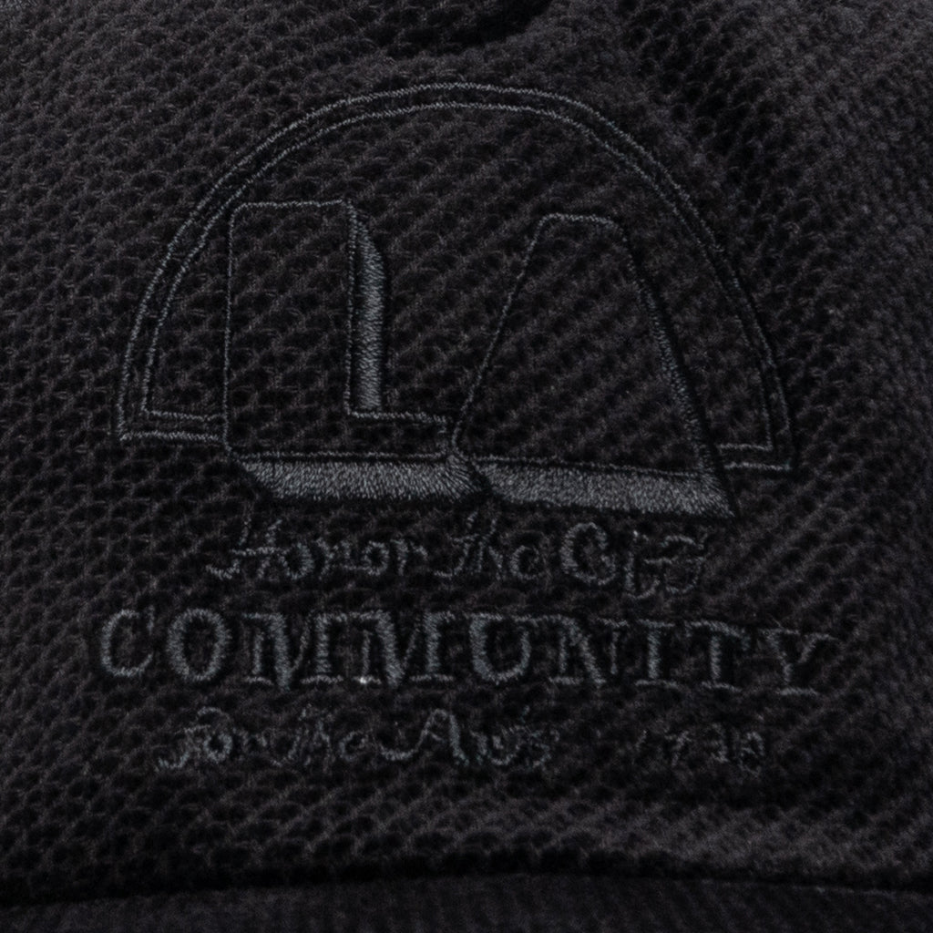 Eyelet Trucker Cap - Black