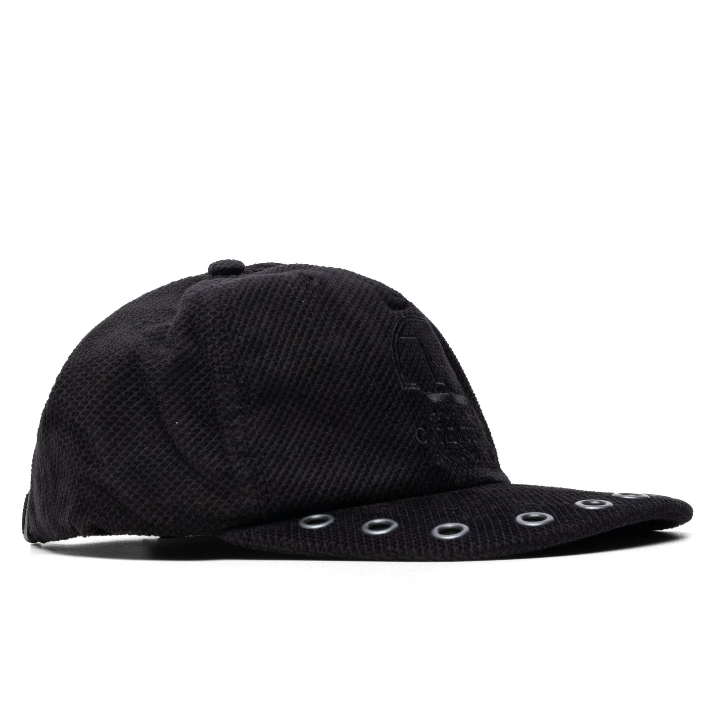 Eyelet Trucker Cap - Black