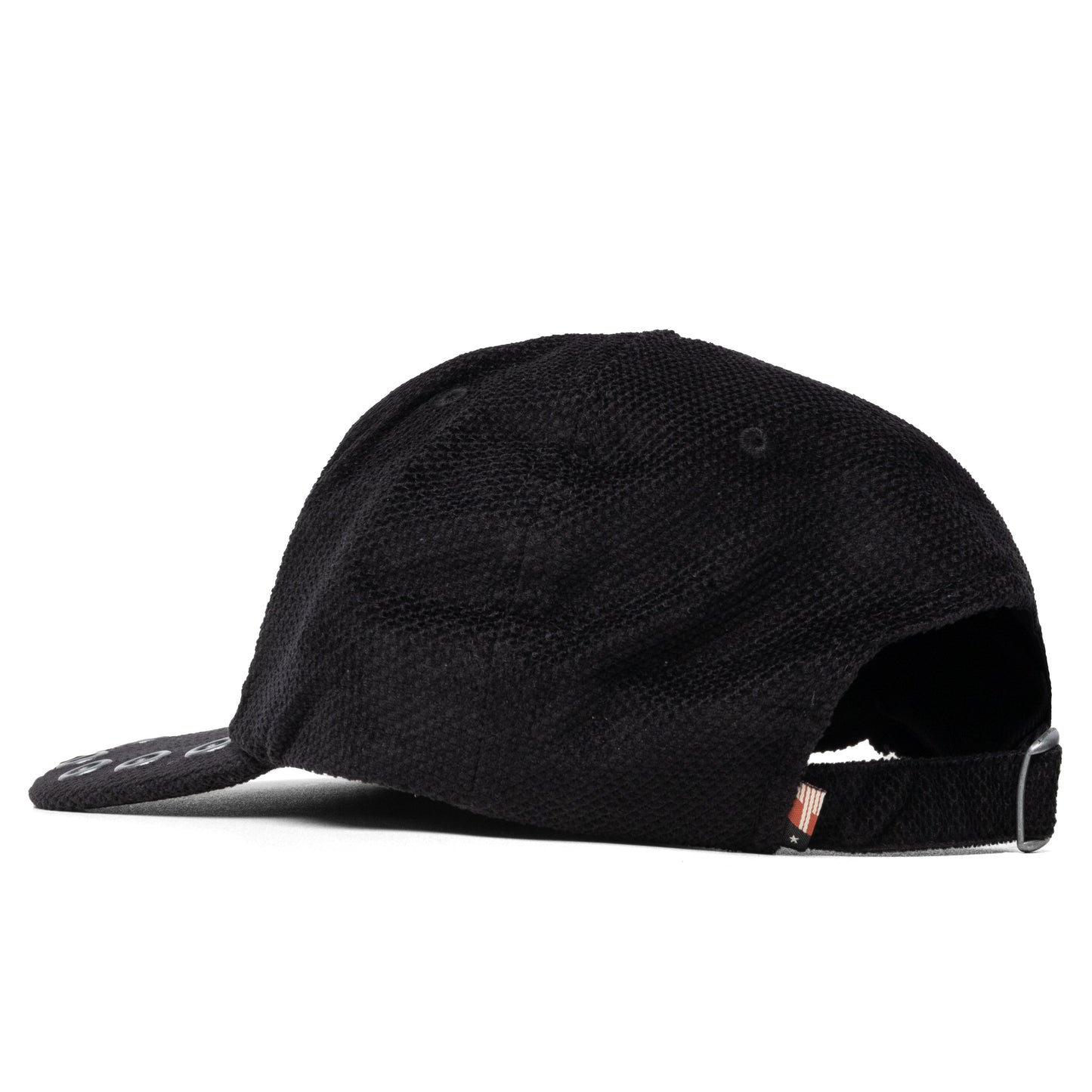 Eyelet Trucker Cap - Black