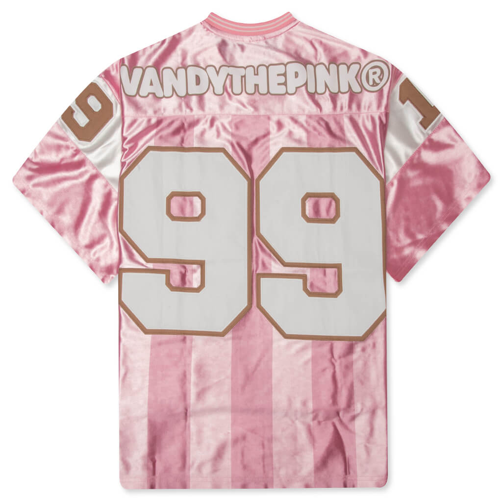 Eye Logo Stripe Jersey - Pink